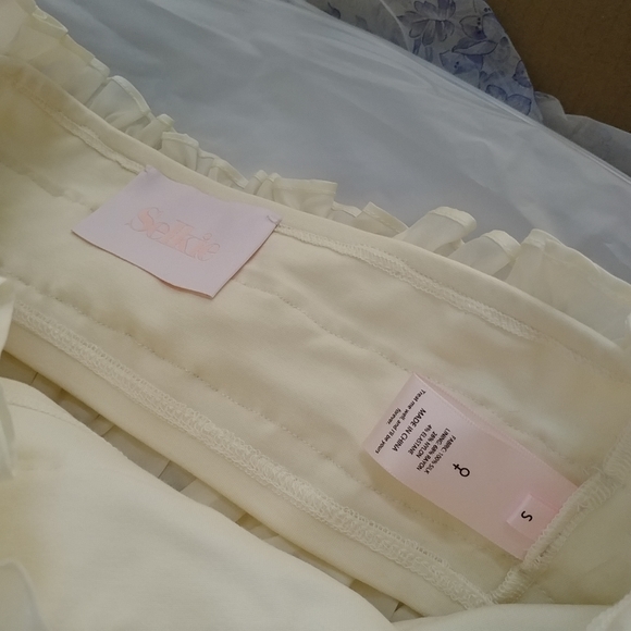 Selkie Vanilla Silk Dauphine Set - XS / NWOT - Picture 9 of 9